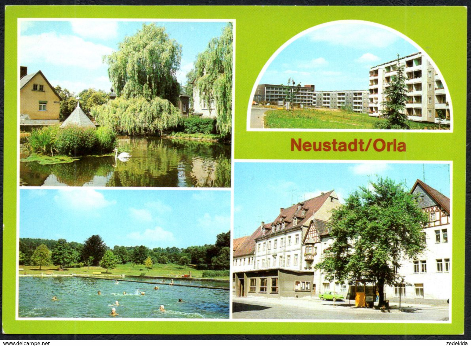 F8242 - TOP Neustadt Orla - Freibad - Bild Und Heimat Reichenbach - Neustadt / Orla