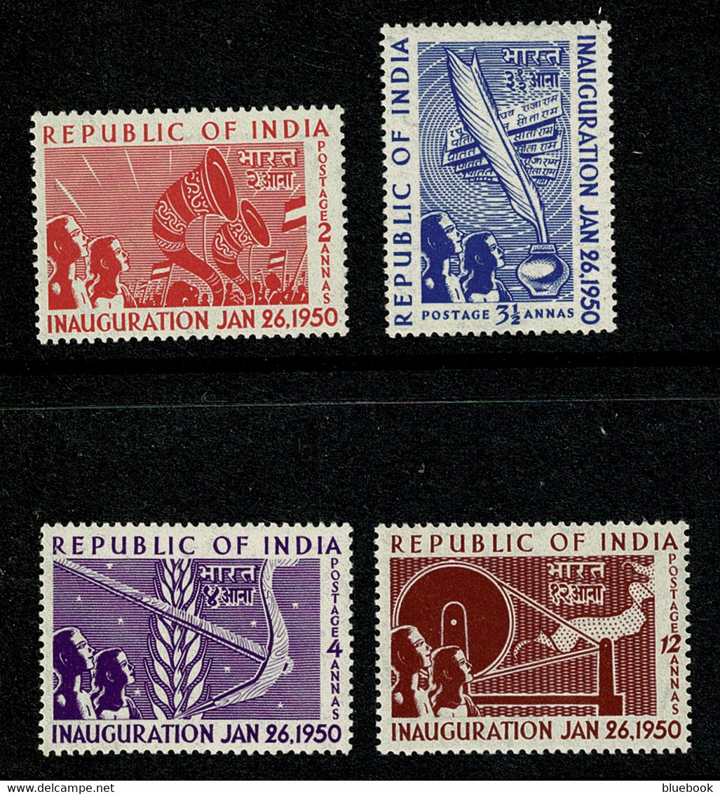 Ref 1544 - India - 1954 Inaugaration Set - MNH Unmounted Mint Stamps SG 329-332 - Ungebraucht