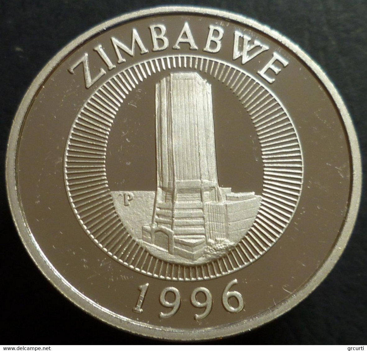 Zimbabwe - 10 Dollars 1996 - Fauna Selvatica - Rinoceronte - KM# 11 - Zimbabwe