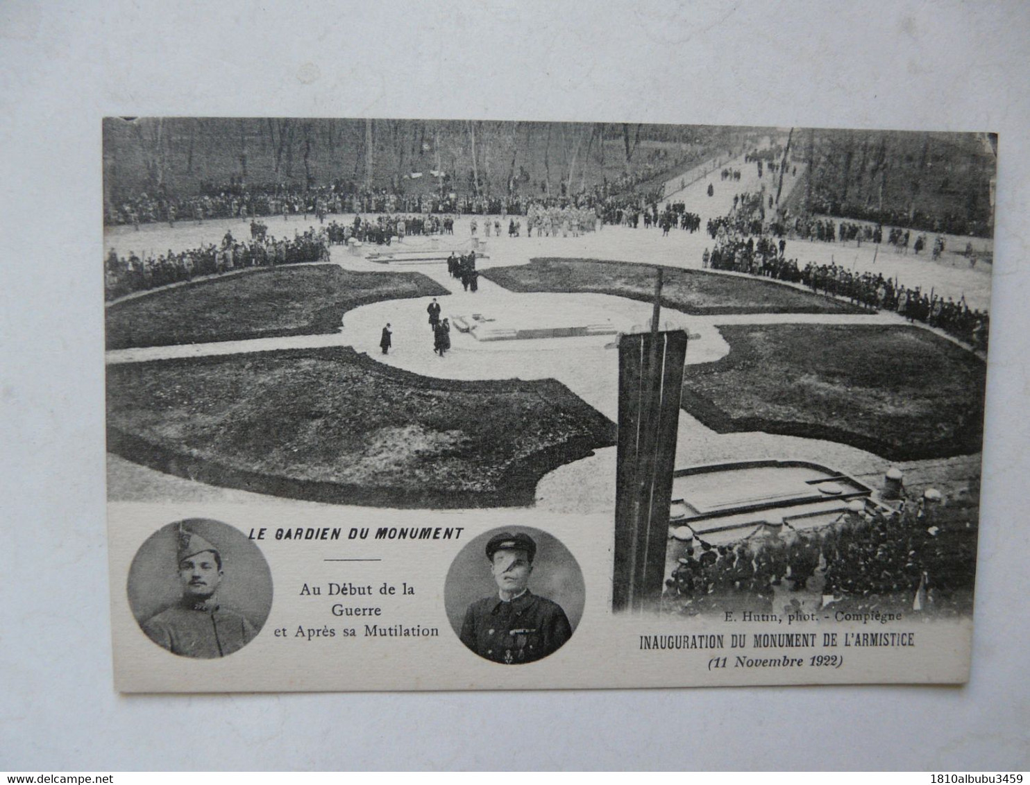 CPA INAUGURATION DU MONUMENT DE L'ARMISTICE  1922 - Inauguraciones