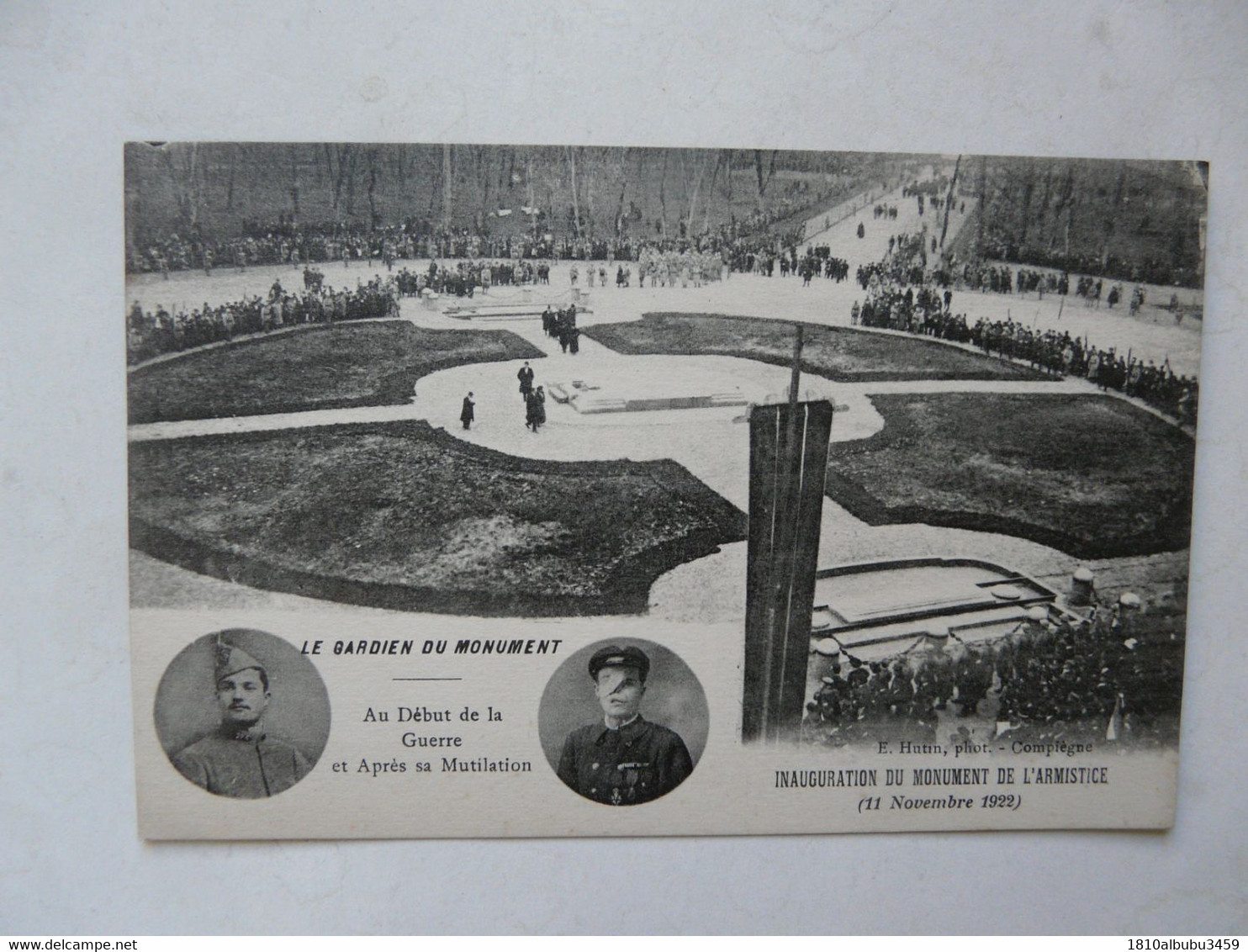 CPA INAUGURATION DU MONUMENT DE L'ARMISTICE  1922 - Inaugurations