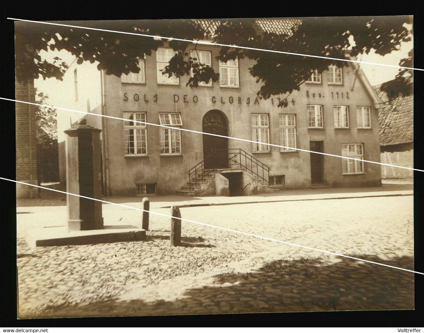 Orig. Foto Um 1930, Preetz Kirchenstraße 36, Gebäude, Heute U.a. Mit Fahrschule Jessen - Preetz