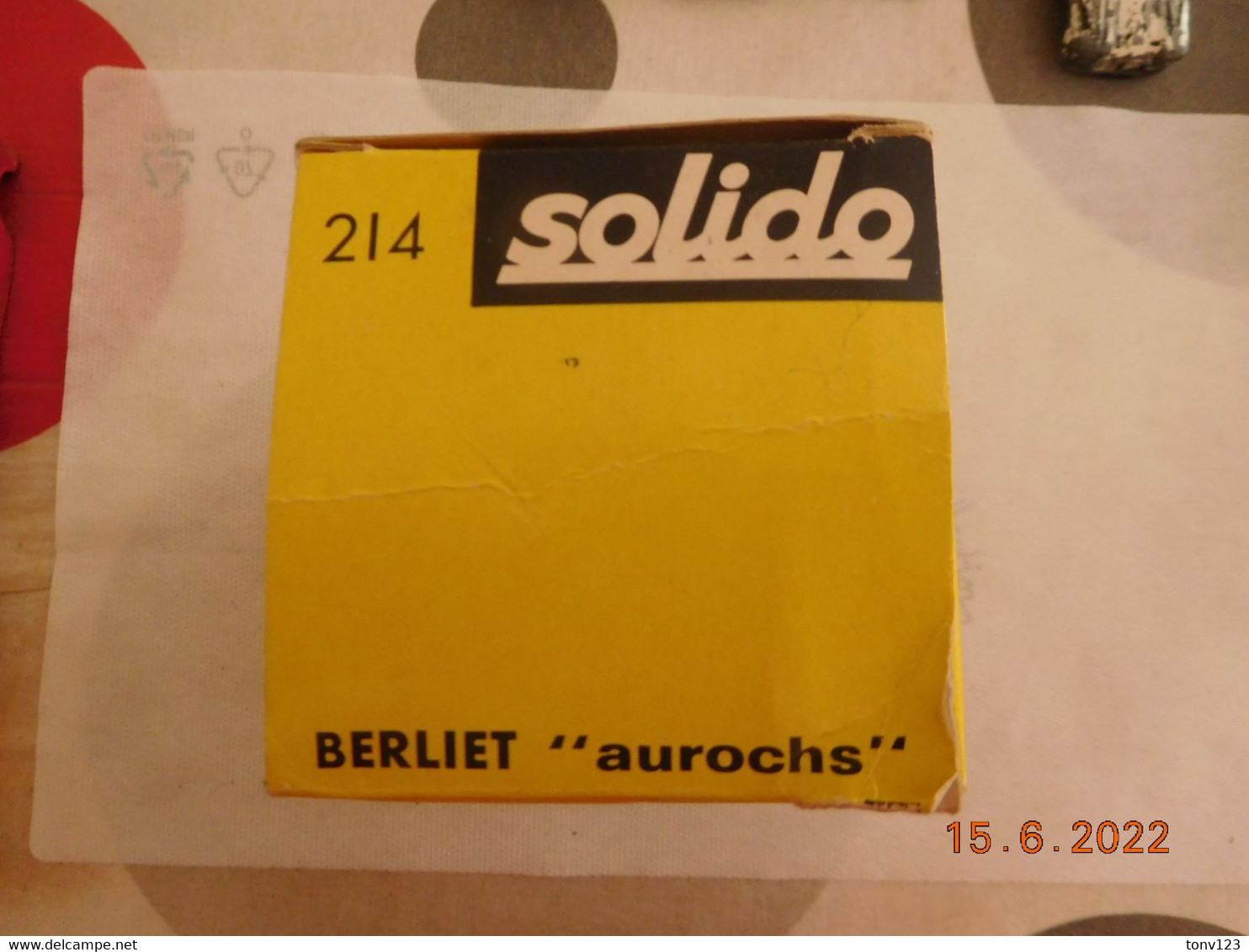 Solido:  Boite D'origine Berliet Auroch - Otros & Sin Clasificación