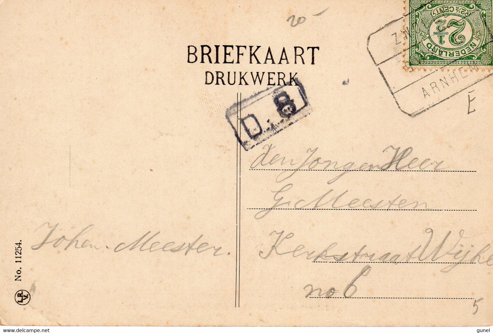 Blokstempel ZWOLLE-ARNHEM E - Poststempels/ Marcofilie