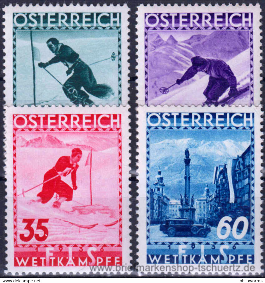 Österreich 1936, Mi. 623-26 * - Neufs