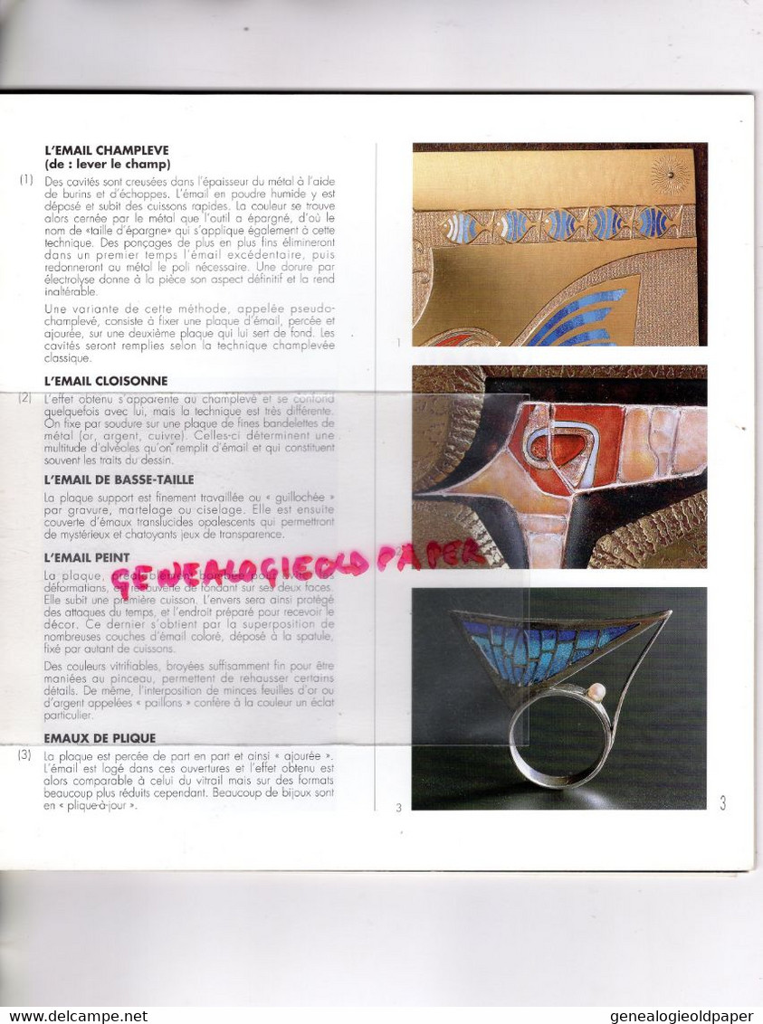 87- LIMOGES - RARE CATALOGUE BIENNALE ART DE L' EMAIL-PORCELAINE-1992-MUSEE EVECHE-GAY LUSSAC-LEON JOUHAUD-PECAUD-SHAM'S