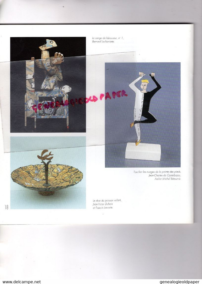 87- LIMOGES - RARE CATALOGUE BIENNALE ART DE L' EMAIL-PORCELAINE-1992-MUSEE EVECHE-GAY LUSSAC-LEON JOUHAUD-PECAUD-SHAM'S