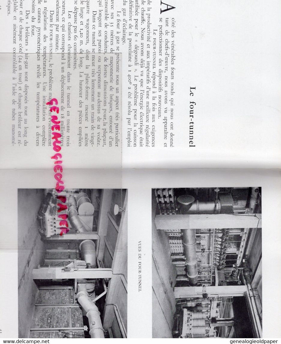 87- LIMOGES - RARE LIVRE L' ART DE LA PORCELAINE- MANUFACTURE BERNARDAUD-GEORGES DUHAMEL-DARNET-TURGOT-1957