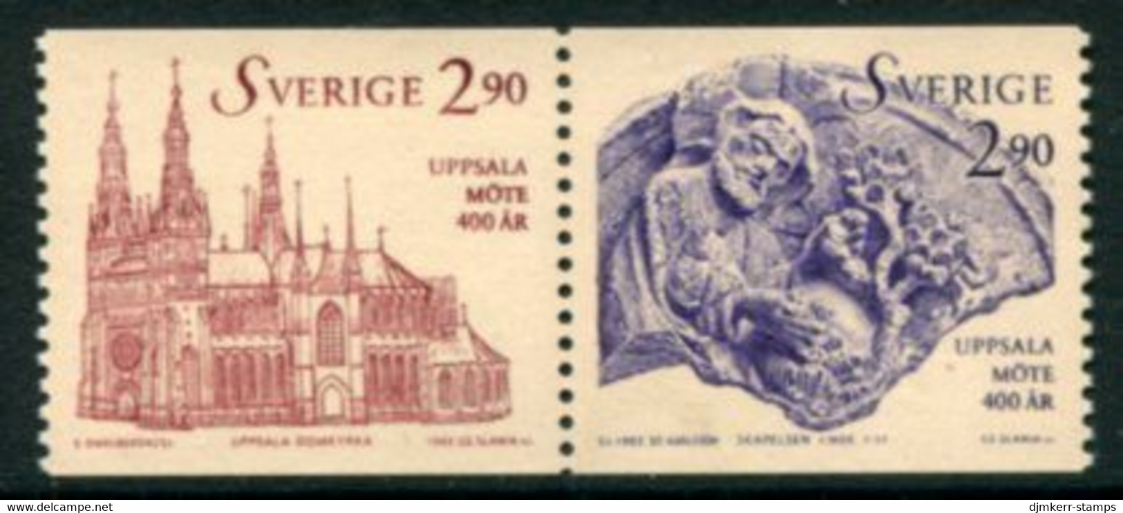 SWEDEN 1993 Synod Of Uppsala MNH / **.   Michel 1770-71 - Nuevos