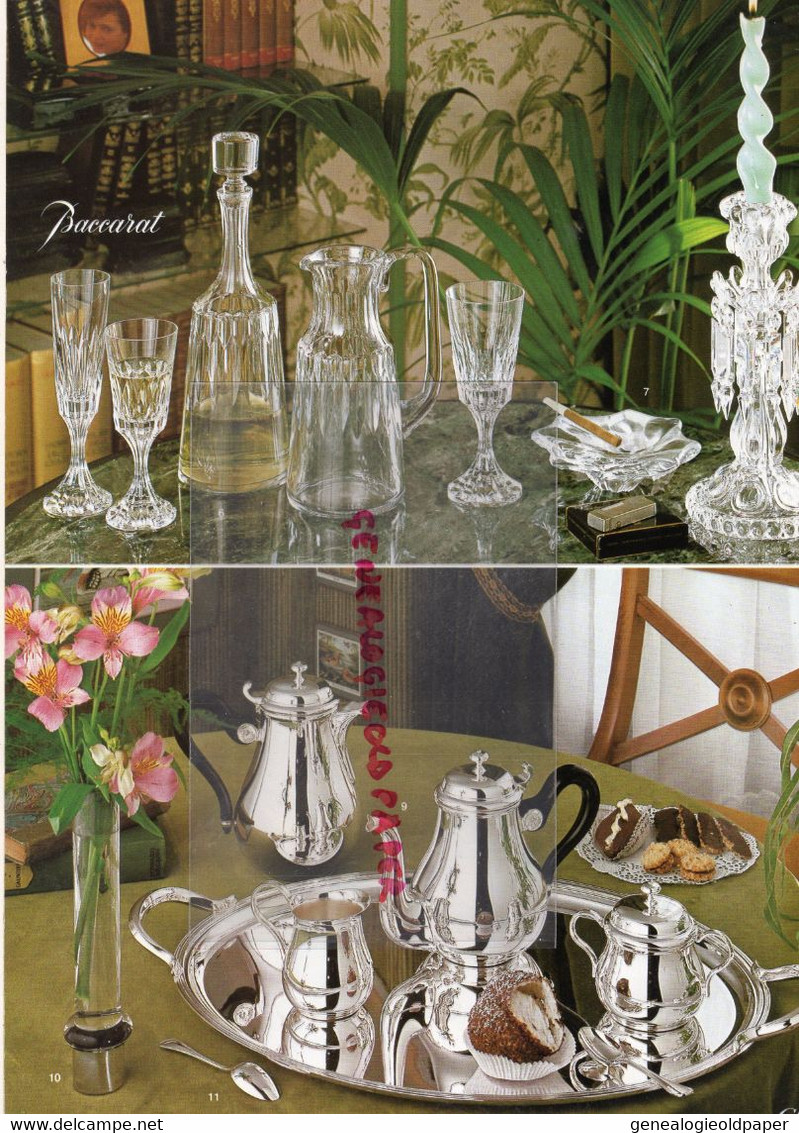 87- LIMOGES - RARE CATALOGUE CRISTAL PORCELAINE DE FRANCE-BERNARDAUD-BACCARAT-CHRISTOFLE-RAYNAUD-DAUM-JAMMET SEIGNOLLES - Limousin