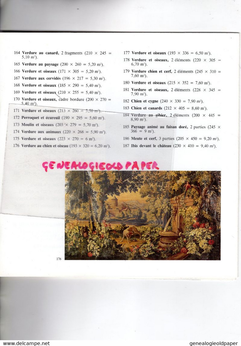 23- AUBUSSON- RARE CATALOGUE CARTONS TAPISSERIES PANNEAUX DECORATIFS HECQUET-1991-ALAIN TURPIN-ROLAND LOMBARD-LIMOGES