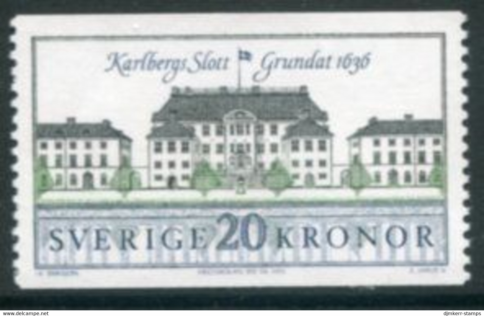 SWEDEN 1992 Definitive: Karlberg Castle 20 Kr.  MNH / **.   Michel 1725 - Neufs