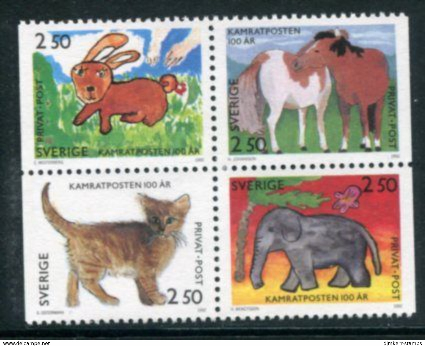 SWEDEN 1992 Rebate Stamps MNH / **   Michel 1717-20 - Unused Stamps