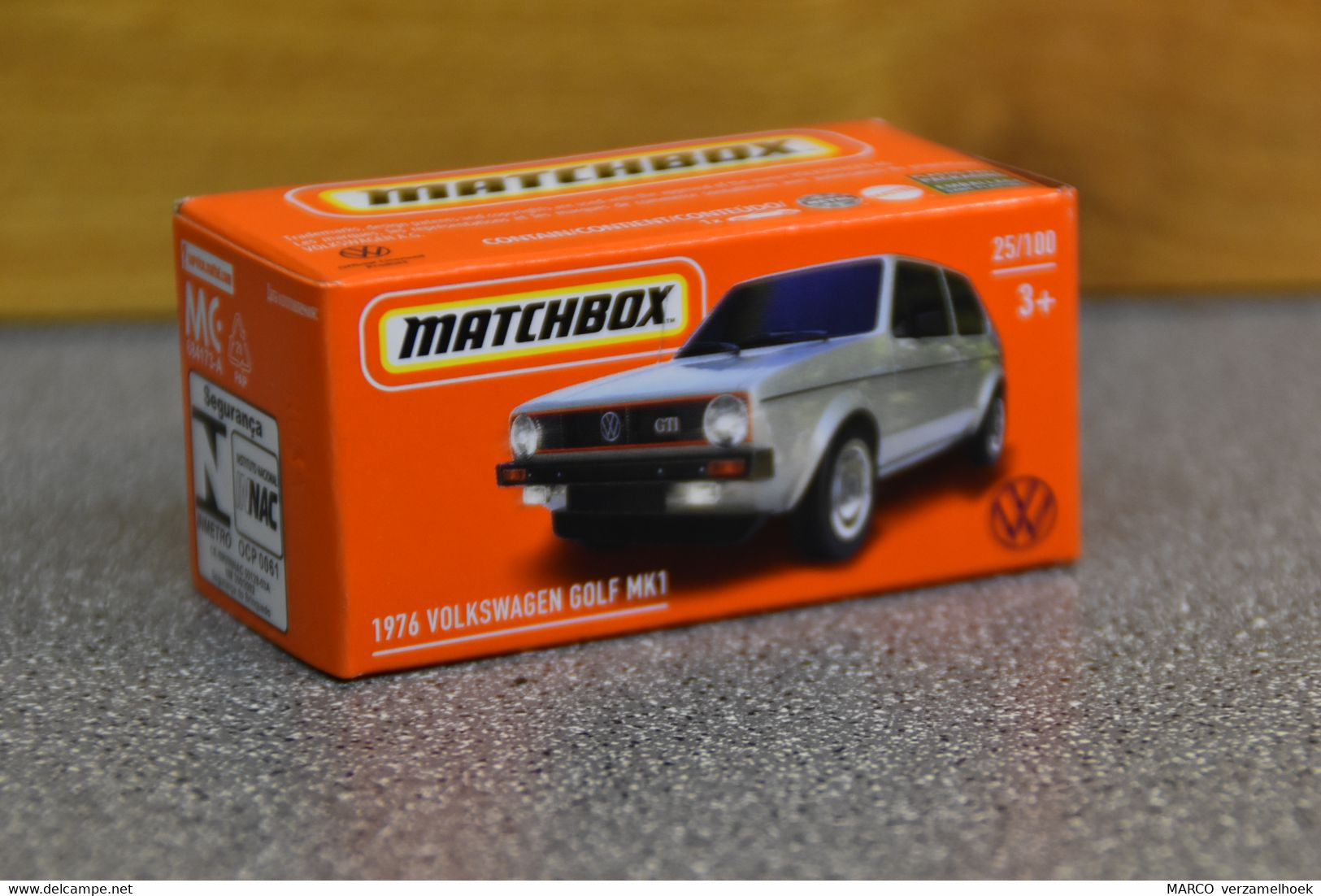 Mattel - Matchbox 25/100 1976 VW-volkswagen Golf MK1 - Matchbox (Mattel)