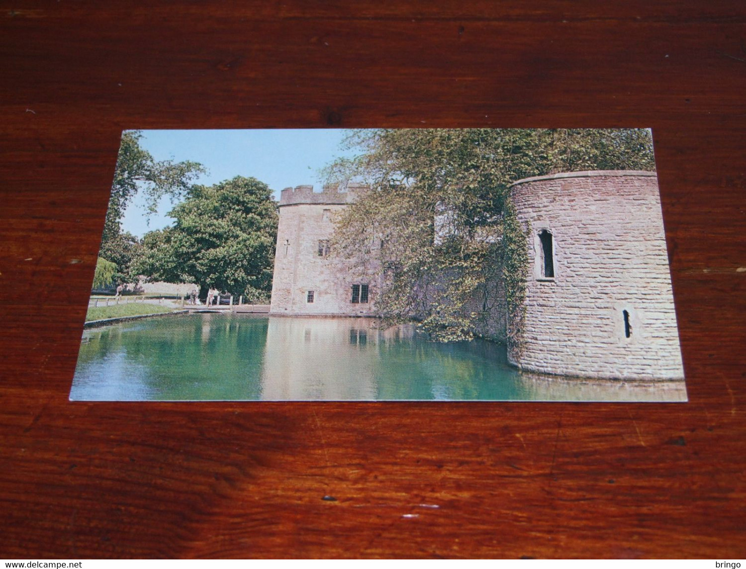 48074-                    THE MOAT, BISHOP'S PALACE, WELLS - Wells