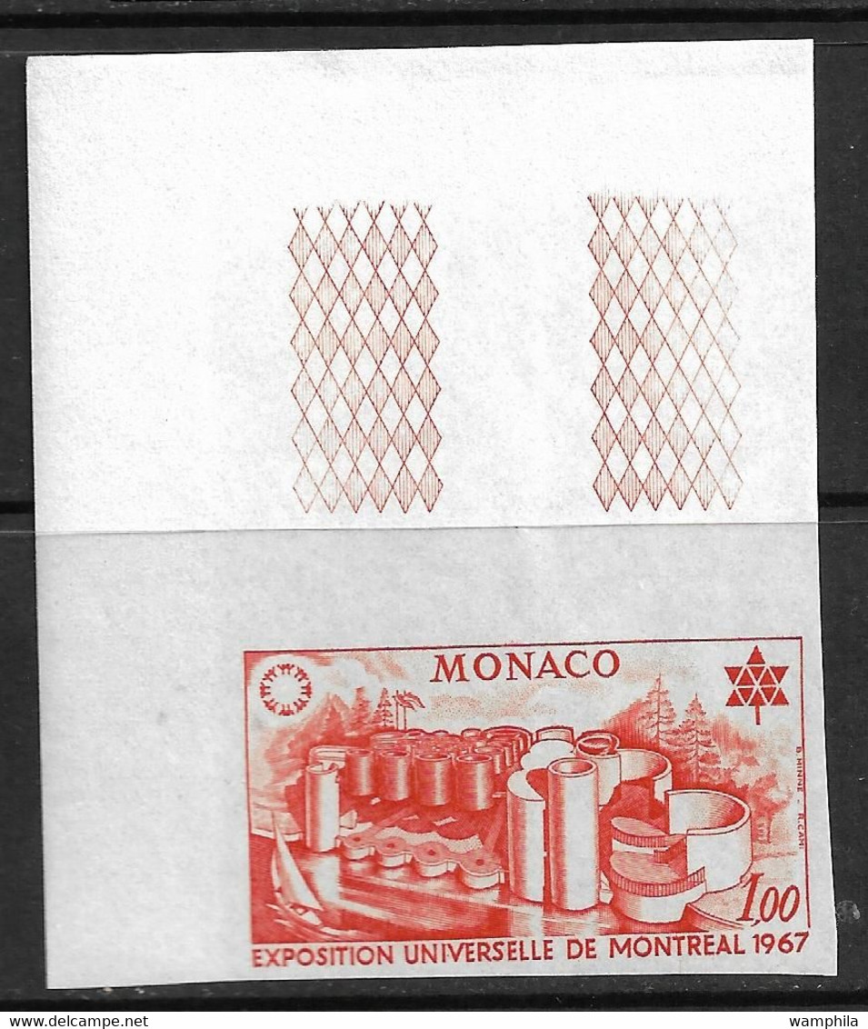 Monaco Essai Non Dentelé N°727**. Expo Montréal. - Plaatfouten En Curiosa