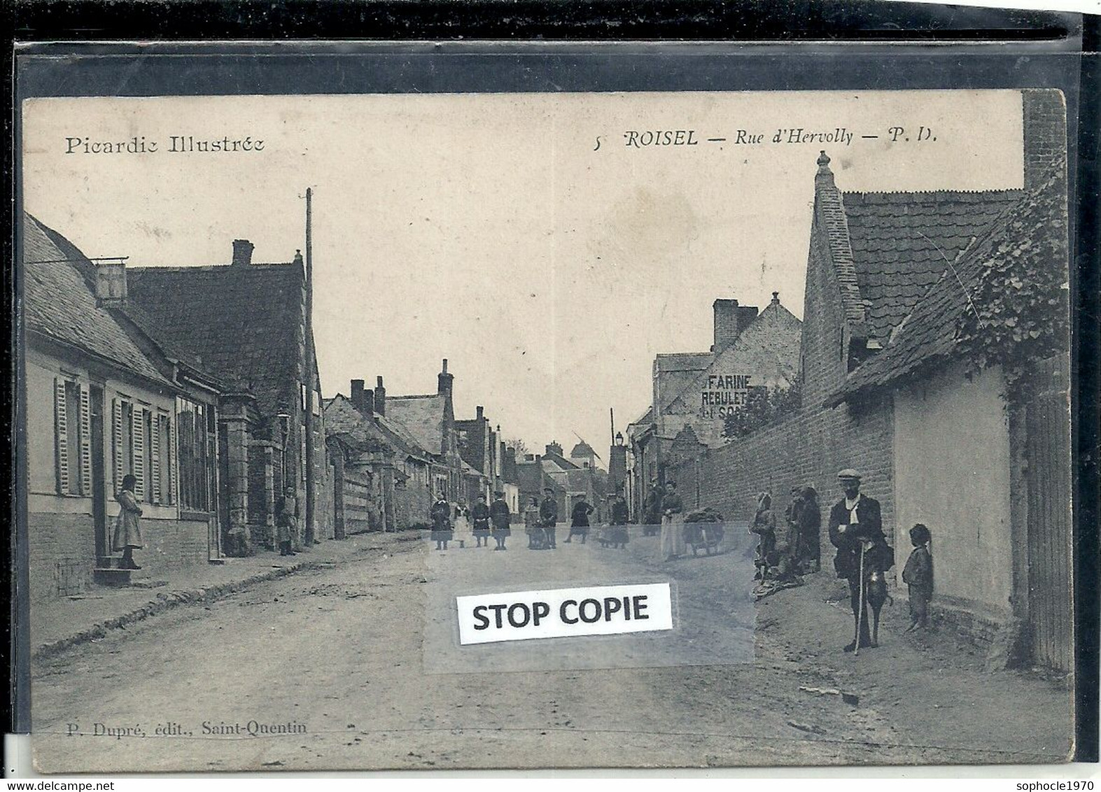 06 - 2022 - VAN2700 -SOMME - 80 - ROISEL - Rue D'Hervolly - Belle Animation - Roisel