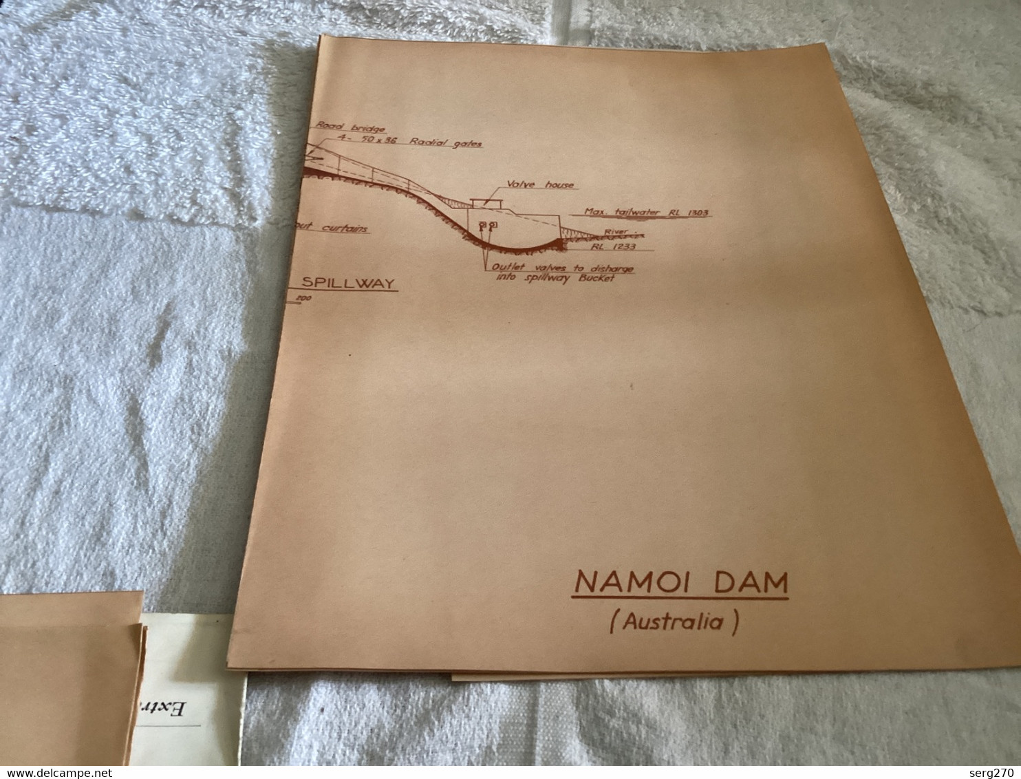 Plan Namoi Dam  Australie Australia) Barrage - Arbeitsbeschaffung