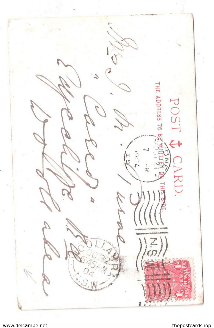 Australia SYDNEY Postmark 1904 & WOOLLAHRA RECEIVING POSTMARK NEXT DAY POSTAL HISTORY - Sydney