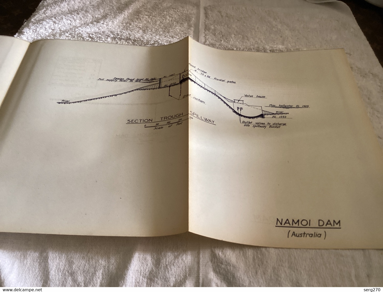 Plan De Barrage  Namoi Dam  Australia - Travaux Publics