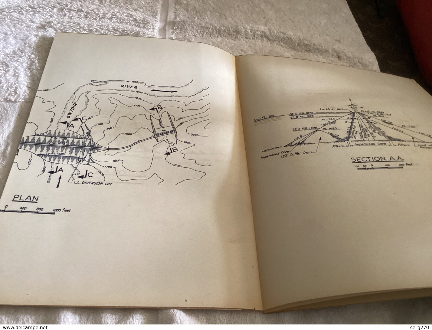 Plan De Barrage   Australia  (Australia)COPETON DAM (Australia) - Travaux Publics