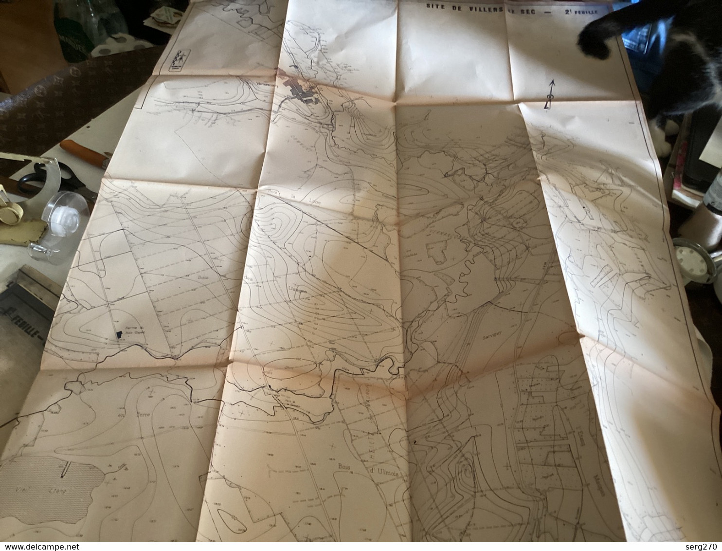 Dessin Plan De Barrage 1950 BARRAGE DE VILLERS-LE-SEC RECONNAISSANCES DES MATERIAUX - Travaux Publics