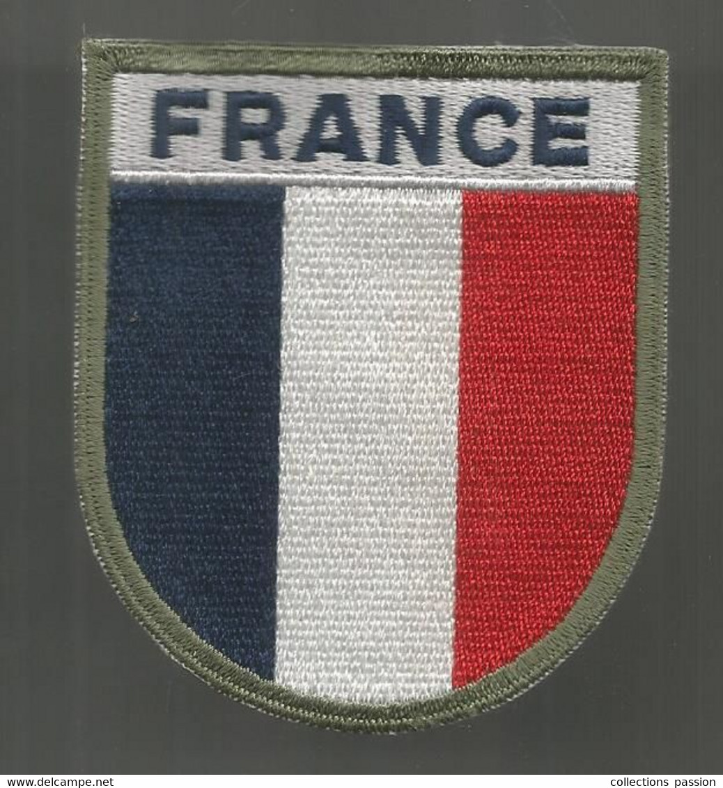 JC , écusson Tissu, Militaria , FRANCE , DRAPEAU - Patches