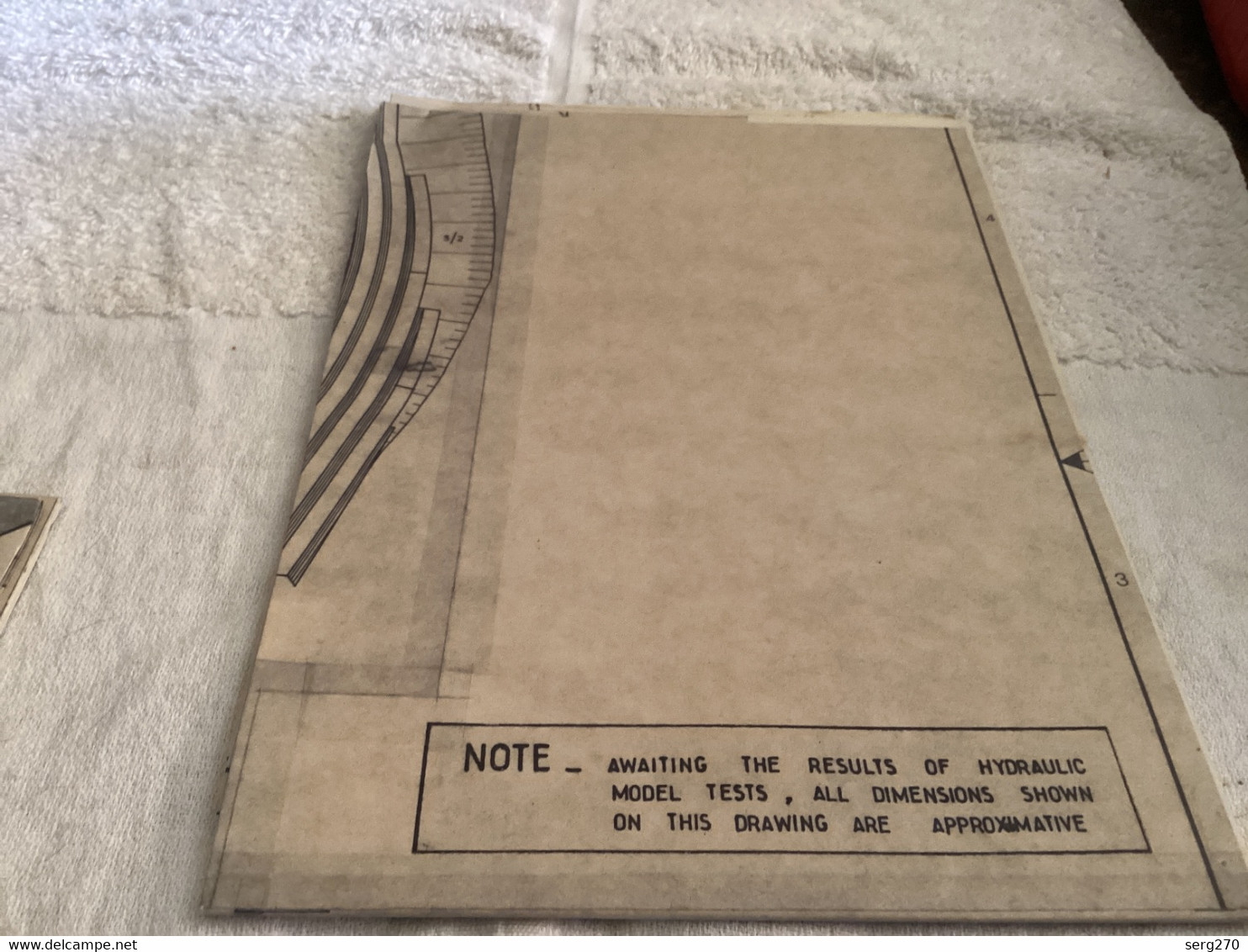 Plan  Topographique Dessin Abuja Capitale Du Nigeria  Water Supply Fédéral Capitale Nigeria Informations Only 1950 - Public Works