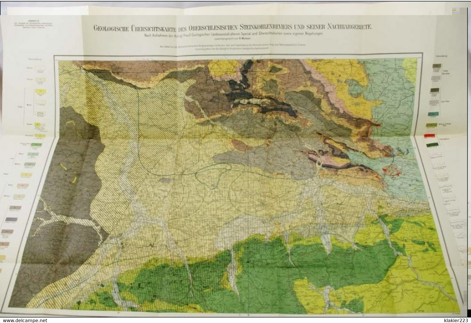 Karten-Anlagen Zum Handbuch Der Oberschlesischen Industriebezirks / Breslau 1913 - Landkarten