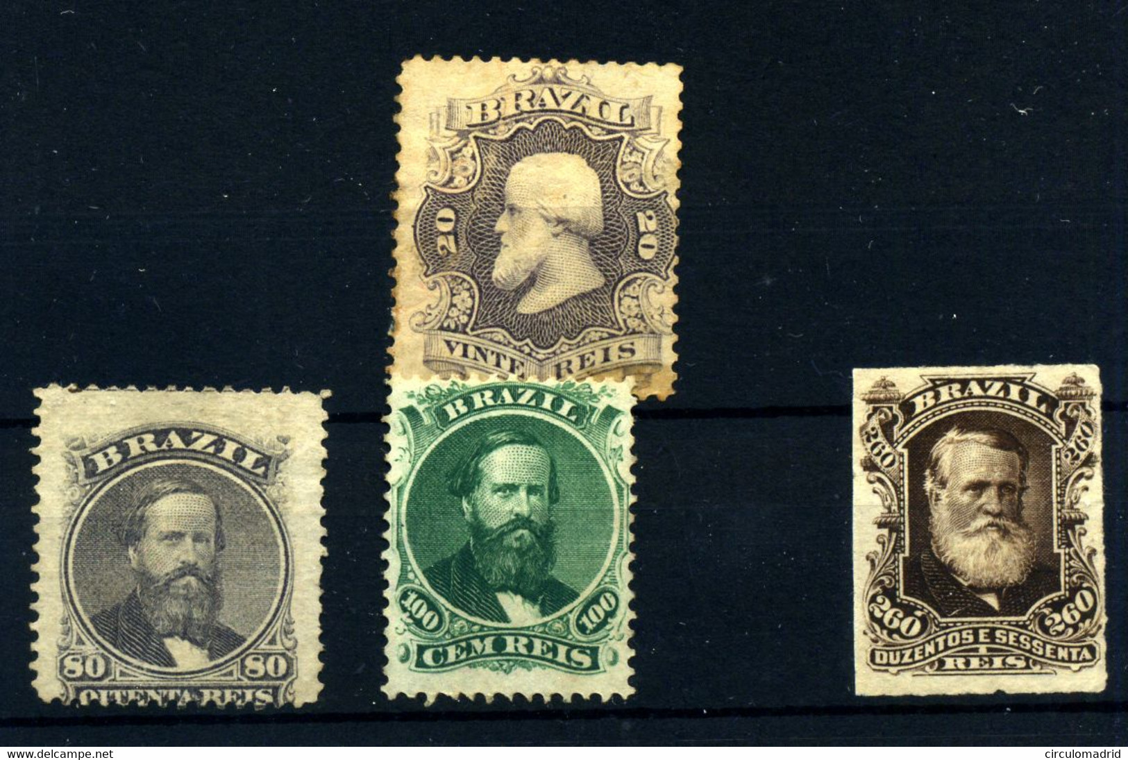 Brasil Nº 26/7, 43, 24a. Año 1866/78 - Unused Stamps