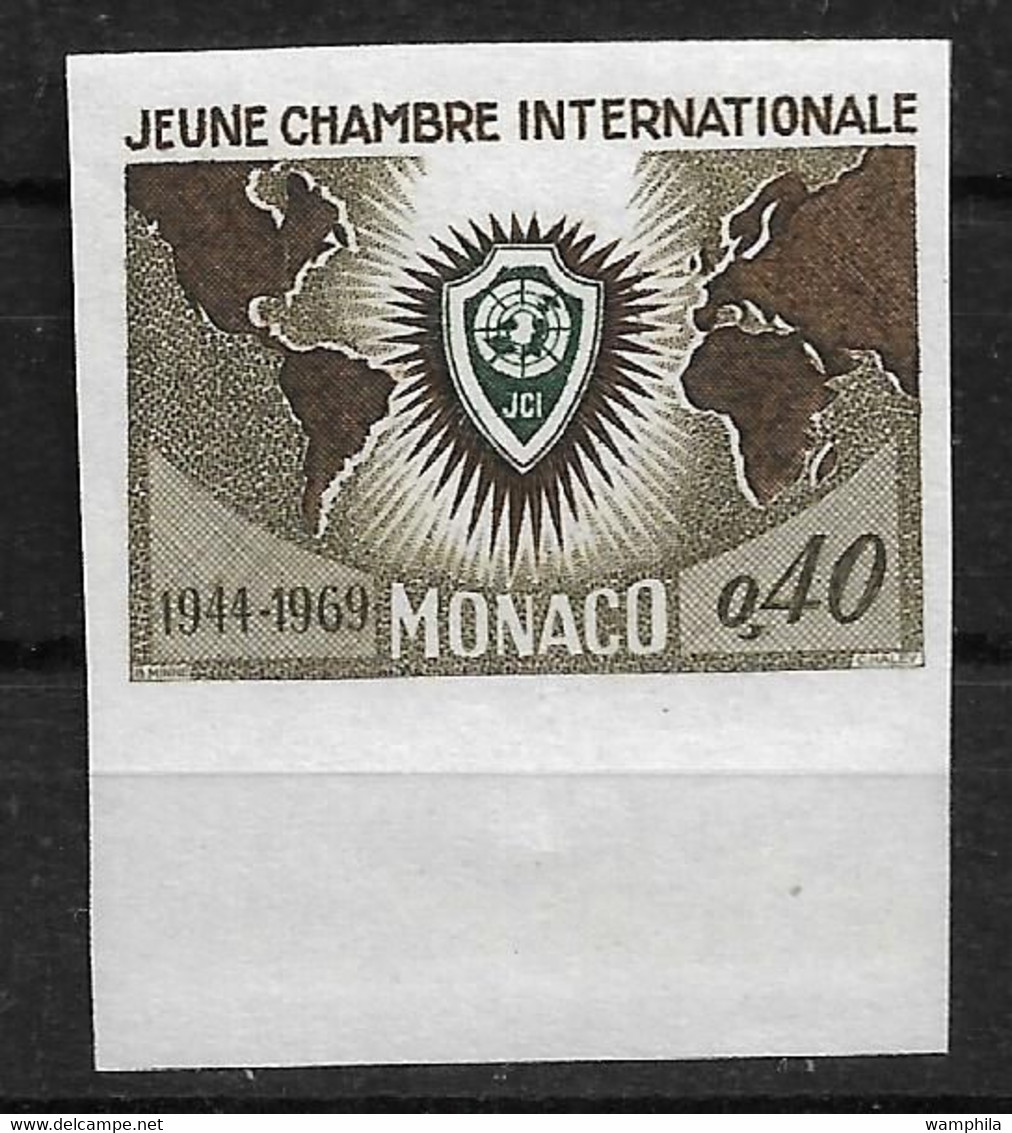 Monaco Essai Non Dentelé N°808**. - Variétés