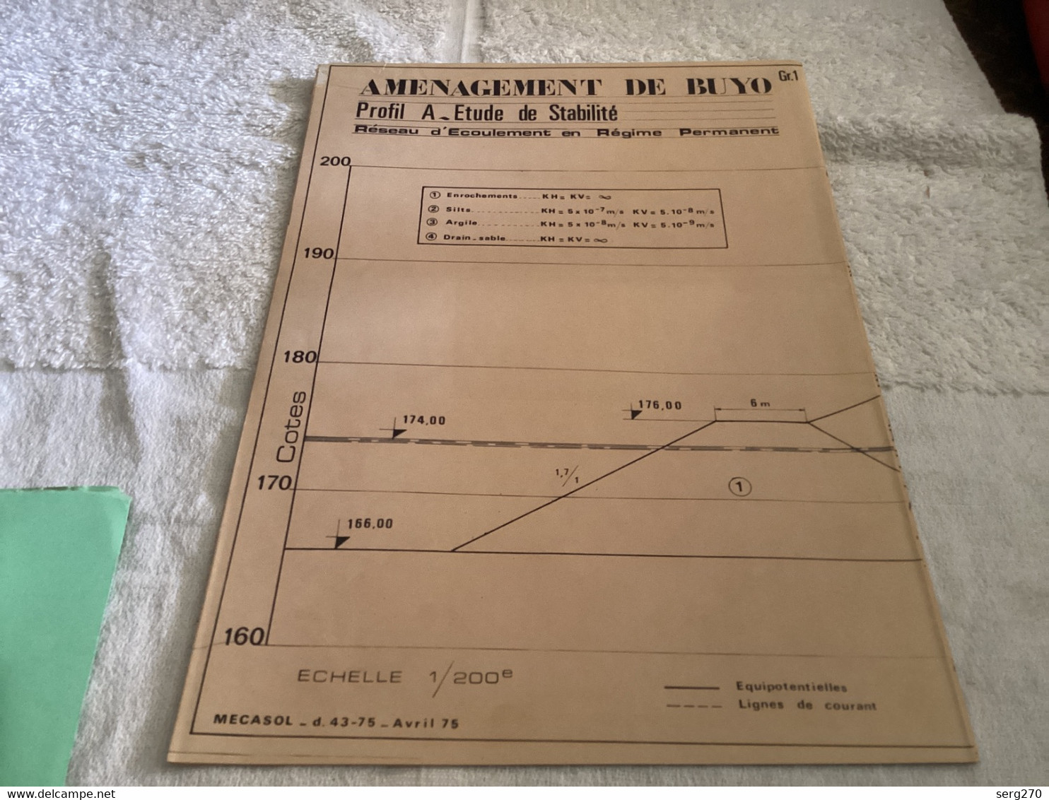 Plan Topographique Dessin Barrage Buyo Hydrogène électrique République De Cote D Ivoire Barrage En Terre - Public Works