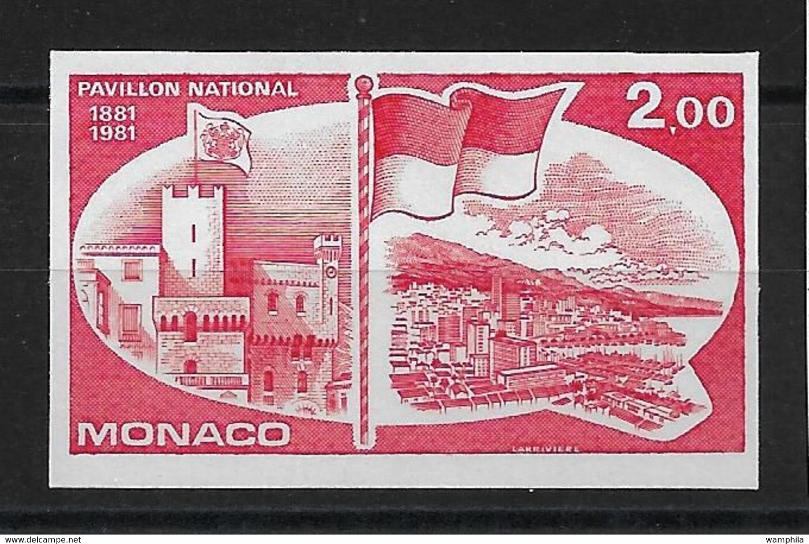 Monaco Essai Non Dentelé N°1277**. - Variétés