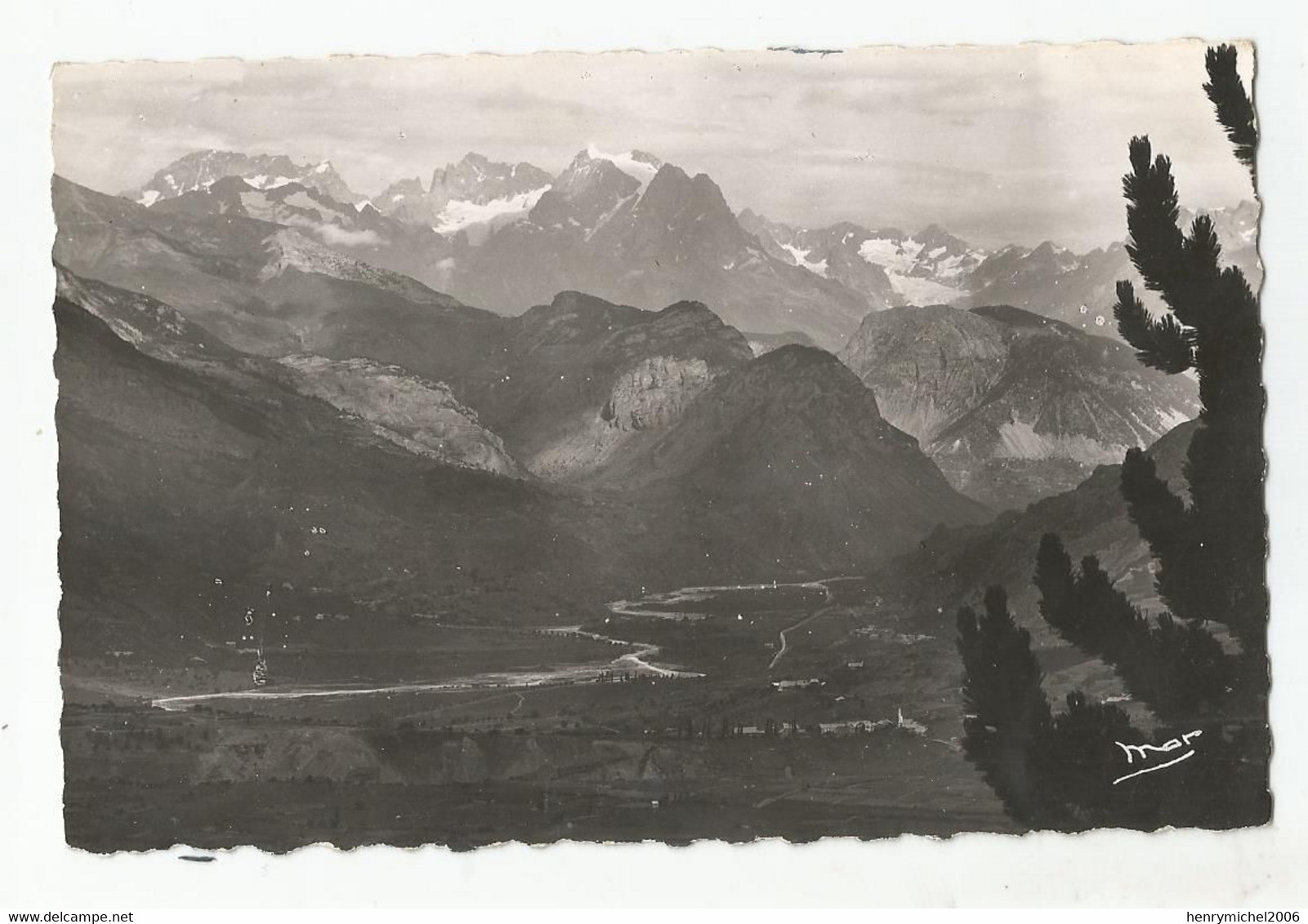 04 Basses Alpes Col De Vars Vue Sur Les Hautes Alpes N4435 - Other & Unclassified