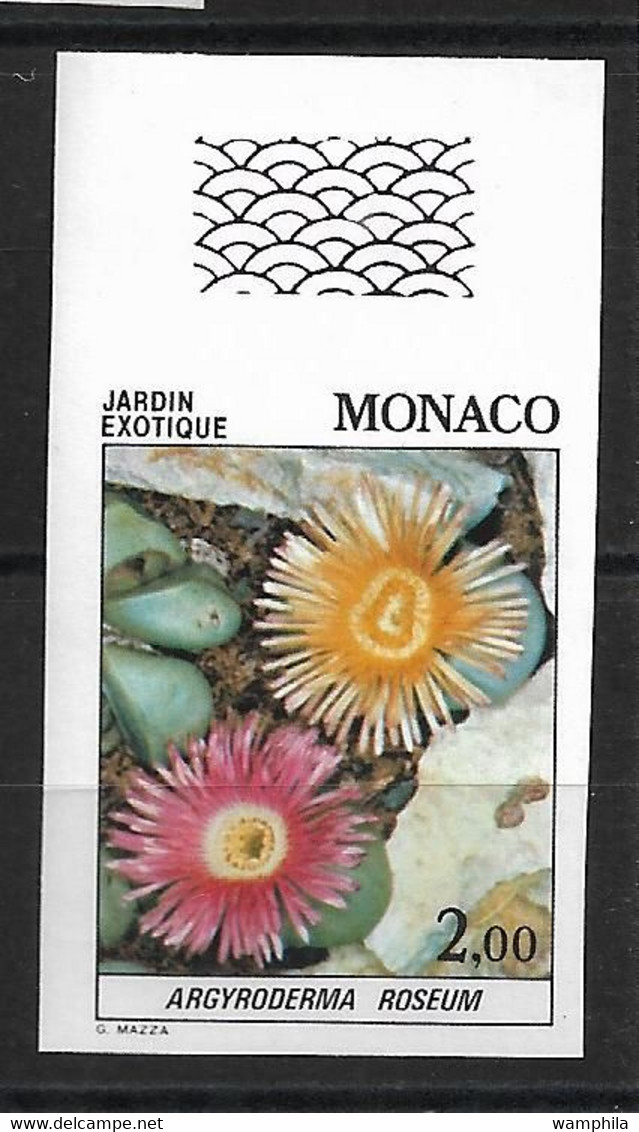 Monaco Non Dentelé N°1376**. Plante Du Jardin Exotique. - Variétés