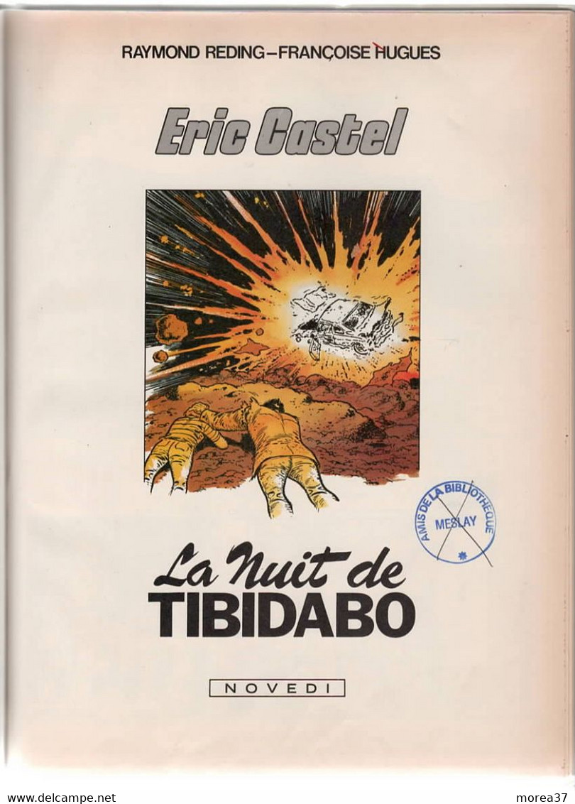 ERIC CASTEL  " La Nuit De Tibidabo"   E0   De RAYMOND REDING / FRANCOISE HUGUES   NOVEDI - Eric Castel