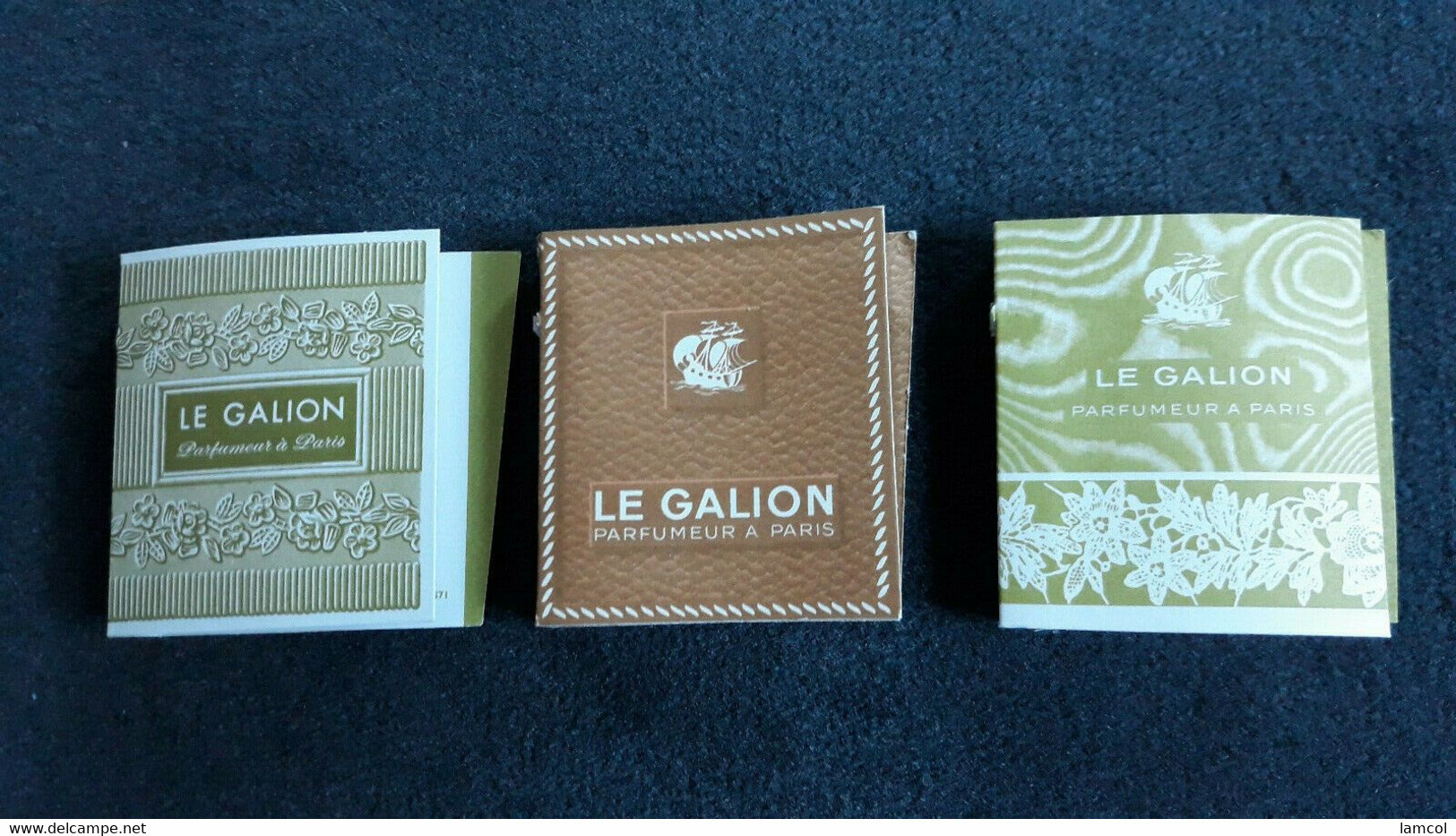 Trois échantillons Des Parfums LE GALION - SORTILEGE - Non Classificati