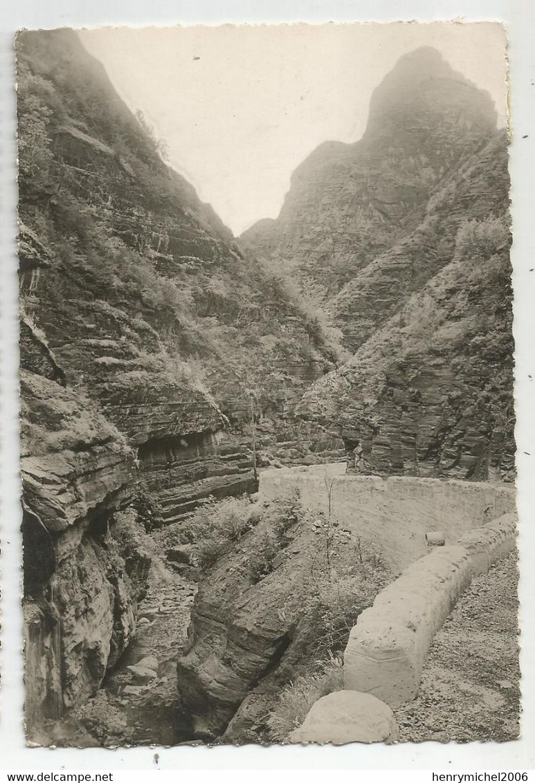 06 Les Gorges Du Clans Cachet Raybaud Bar Tabacs Beuil 1957 Ed Michallet Grenoble - Autres & Non Classés