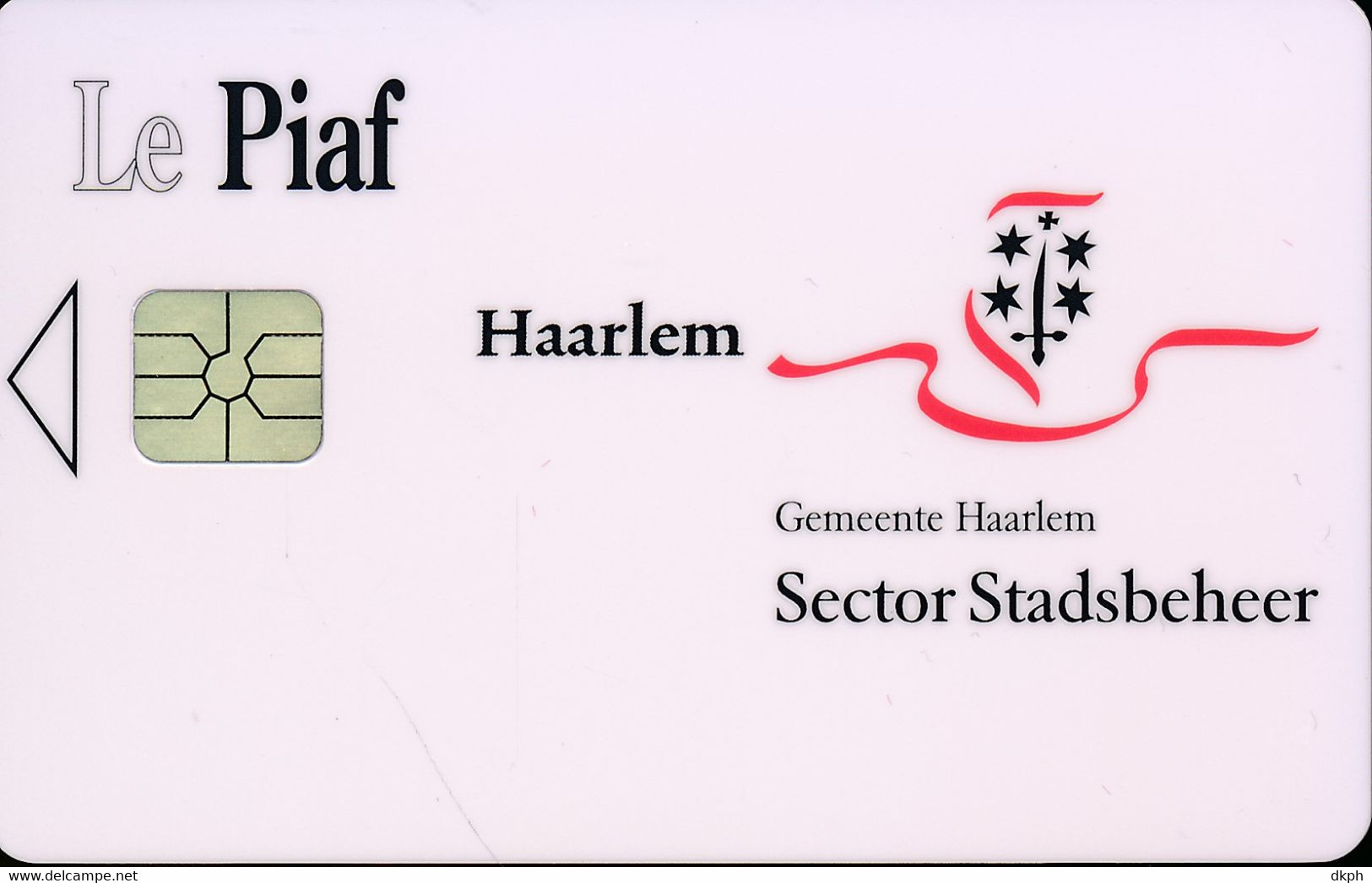 HAARLEM STATIONNEMENT PIAF . GEM . 400u . 02/00 Ref B8 - PIAF Parking Cards