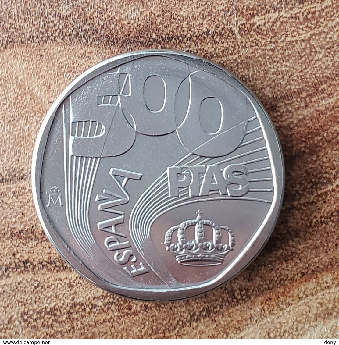 Medalla Conmemorativa Prueba De Reverso En Acero De 1987 Asi Nace Una Moneda XXV Aniversario Boda España -  Ensayos Y Reacuñaciones