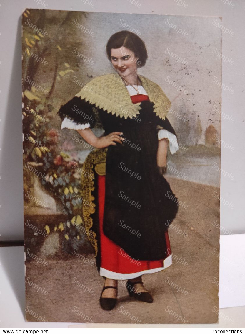 Italy Italia 2x Cartoline COSTUMI CALABRESI Di Nicastro - Lamezia Terme 1942. Ed. Gaetano E Mercuri - Nicastro. - Lamezia Terme