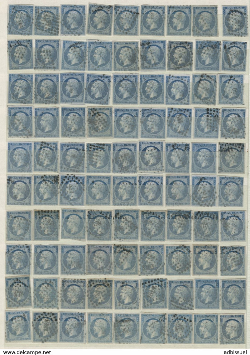 N° 14A et 14B (1440 timbres : 16 photos) types I et II COTE MINI 2880 € Vendu à 4.34 % de la cote. Voir description