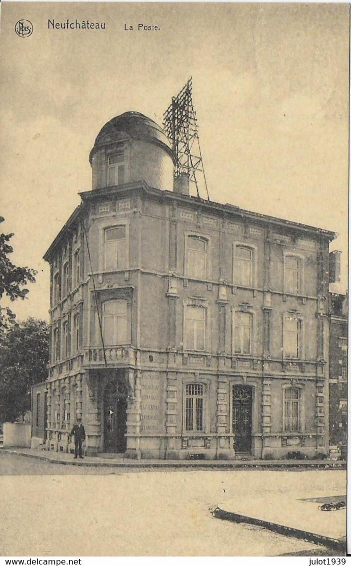 NEUFCHATEAU ..-- La  POSTE . 1921 Vers MARCHE ( Melle CROUFER ) . V.Verso . - Neufchâteau