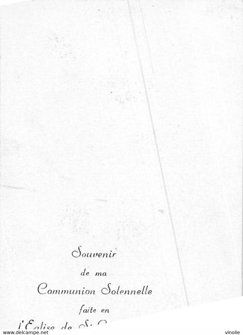 PIE-22-T-PL : 5190 : SAINT-CYR-SUR-LOIRE. IMAGE COMMUNION 17 JUIN 1962. DOMINIQUE TESSIER - Saint-Cyr-sur-Loire