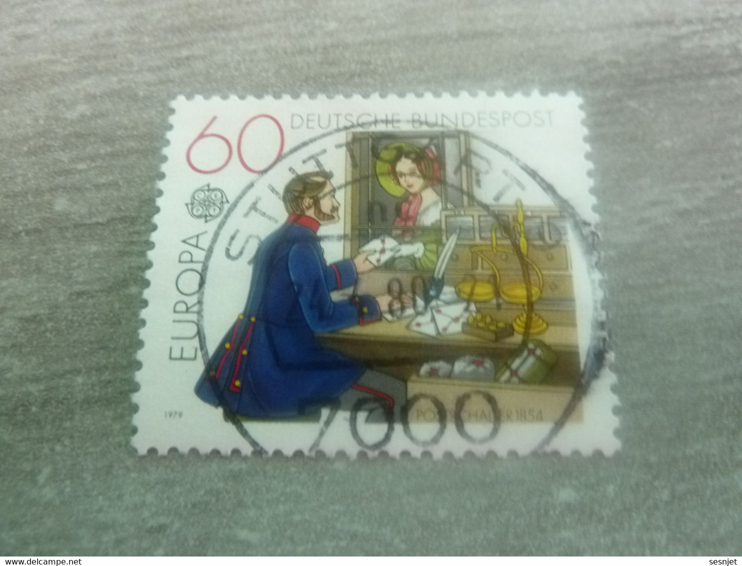 Deutsche Bundespost - Europa - Postchaler 1854 - Val 60 - Multicolore - Oblitéré - Année 1980 - - 1980