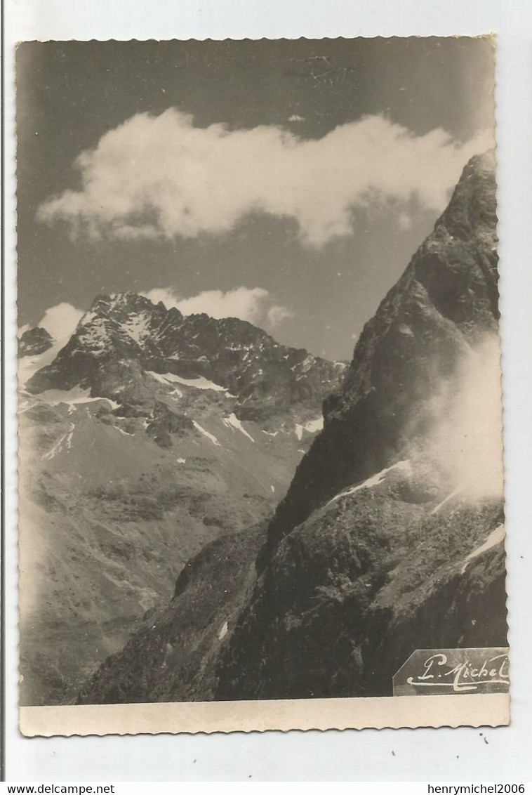 38 Isère Oisans Carte Photo Paul Michel  Le Lavey L'etret Cachet Refuge Club Alpin Français - Bourg-d'Oisans