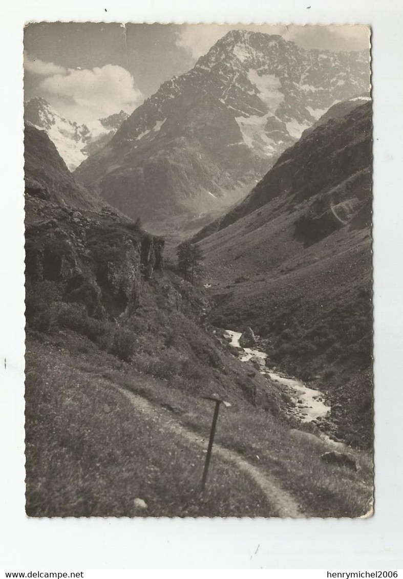 38 Isère Oisans Carte Photo La Lavey Piolet   Cachet Refuge Club Alpin Français écrit Par Alpiniste - Bourg-d'Oisans