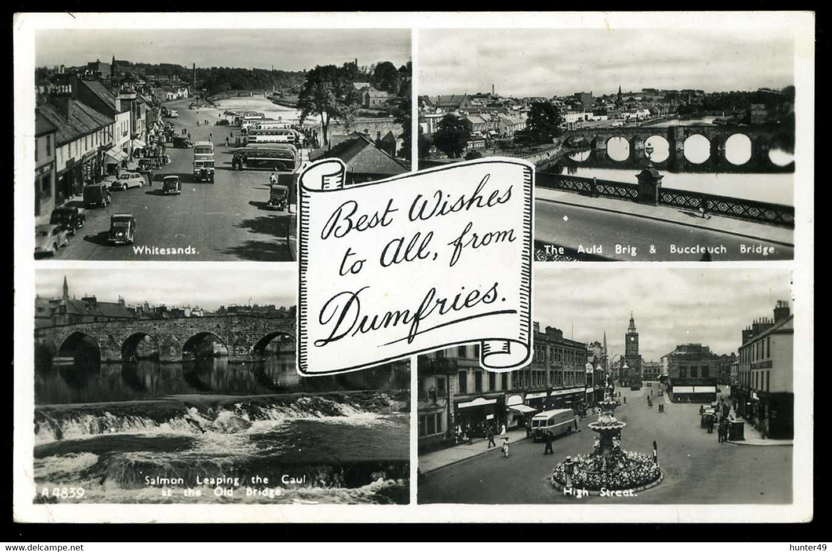 Best Wishes To All From Dumfries 1960 White - Dumfriesshire