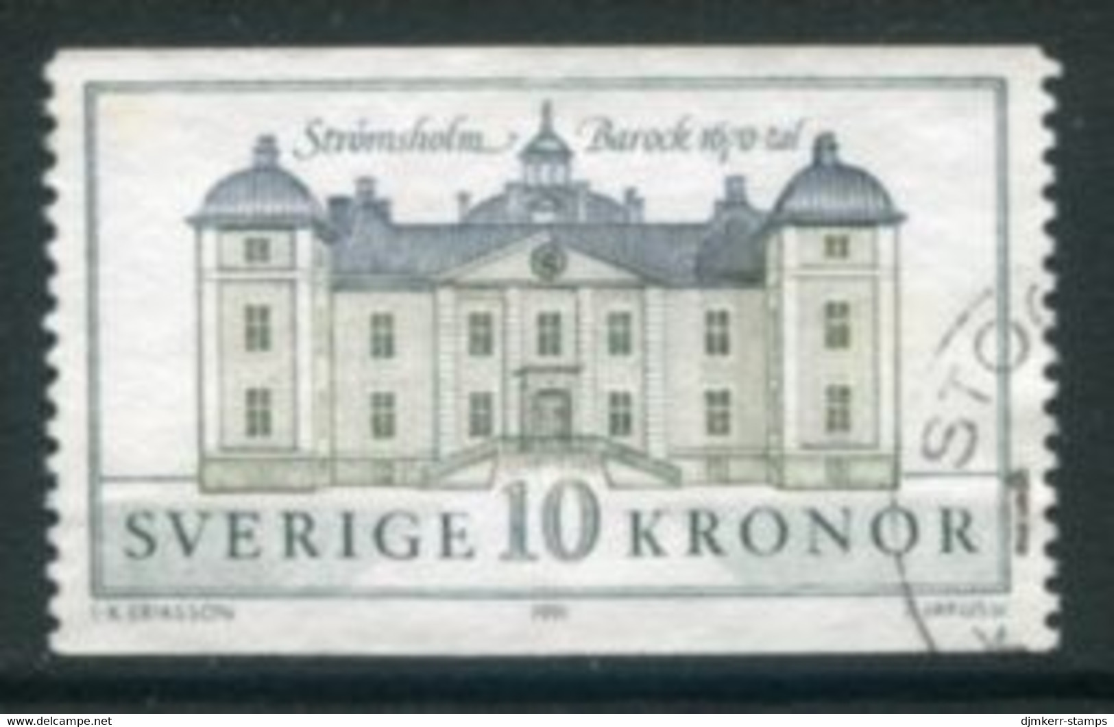 SWEDEN 1991 Definitive: Strömsholm Castle Used.   Michel 1684 - Oblitérés
