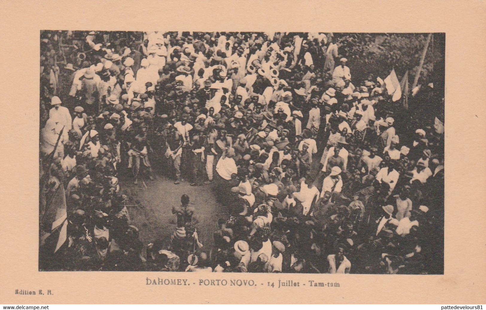 CPA DAHOMEY PORTO NOVO 14 Juillet Tam-Tam - Dahomey